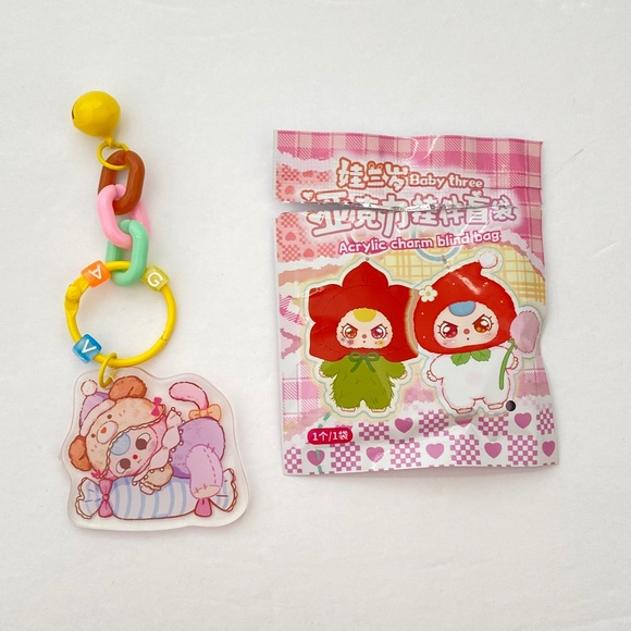 BABY THREE ACRYLIC KEY CHAIN BLIND BAG - 100% Authentic - Picture 3 of 6